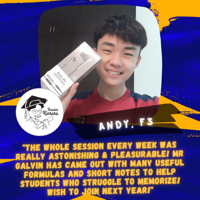 Andy F3 in Final Exam Revision 2020